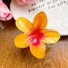 Hair Clip Plastic Resin Handmade Egg Flower Style For Women