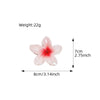 Hair Clip Plastic Resin Handmade Egg Flower Style For Women