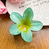 Hair Clip Plastic Resin Handmade Egg Flower Style For Women