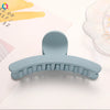 Hair Clip Plastic Resin Solid Color Handmade Women's Accessories