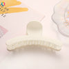 Hair Clip Plastic Resin Solid Color Handmade Women's Accessories