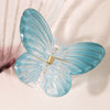 Hair Clip Ps Material Gradient Butterfly Shark Style Baking Paint Women's