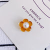 Hair Clip Resin Fresh Colorful Transparent Pearl Small Flower Environmental Protection Diy Material Accessories