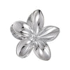 Hair Clip Silver Gold Flower Patterned Painted Women's Hair Accessory