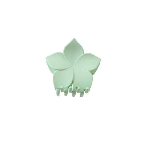 Hair Clip Sweet Highend Style Fivepetal Flower Frosted Petals Ps Material Painted