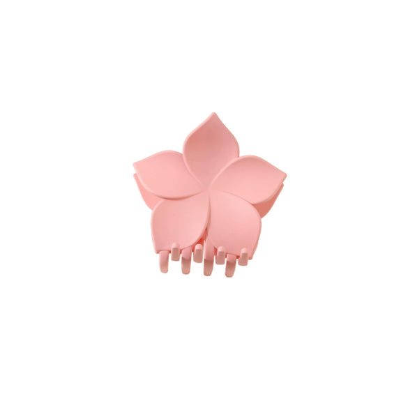 Hair Clip Sweet Highend Style Fivepetal Flower Frosted Petals Ps Material Painted