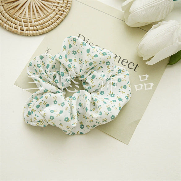 Hair Elastic Rubber Band Headdress Chiffon Small Floral Seiko High Elasticity Sweet