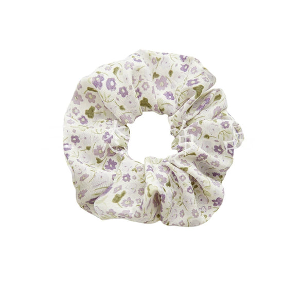 Hair Elastic Rubber Band Headdress Chiffon Small Floral Seiko High Elasticity Sweet