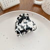 Hair Grab Clip Acetic Acid Geometric Rectangle Handmade Women's Jewelry