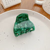 Hair Grab Clip Acetic Acid Geometric Rectangle Handmade Women's Jewelry