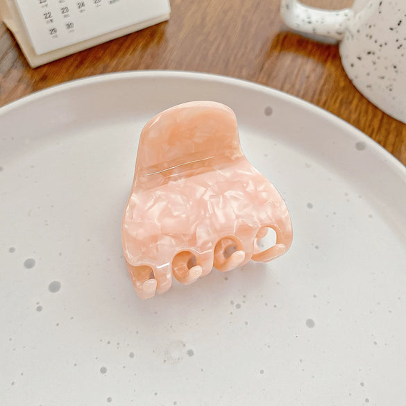 Hair Grab Clip Acetic Acid Geometric Rectangle Handmade Women's Jewelry