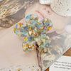 Hair Grab Clip Acetic Acid Material Plant Flowers Pattern Handmade For Women