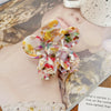 Hair Grab Clip Acetic Acid Material Plant Flowers Pattern Handmade For Women
