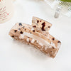 Hair Grab Clip Acetic Acid Plate Simple Style Leopard Print Handmade
