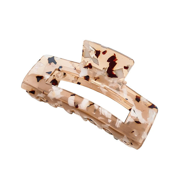 Hair Grab Clip Acetic Acid Plate Simple Style Leopard Print Handmade