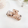 Hair Grab Clip Acetic Acid Plate Simple Style Leopard Print Handmade
