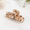 Hair Grab Clip Acetic Acid Plate Simple Style Leopard Print Handmade
