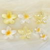 Hair Grab Clip Little Fresh Style Egg Flower Electroplated Women's Hair Accessories