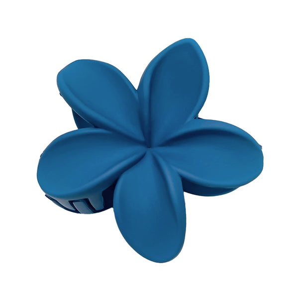 Hair Grab Clip Plastic Resin Handmade Plumerium Flower Small Fresh Style For Women