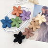 Hair Grab Clip Plastic Resin Handmade Plumerium Flower Small Fresh Style For Women