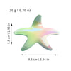 Hair Grab Clip Starfish Gradient Color Electroplated Marine Series Women