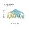 Hair Grip Plastic Resin Fashion Ol Geometric Electroplating Women's Accessories