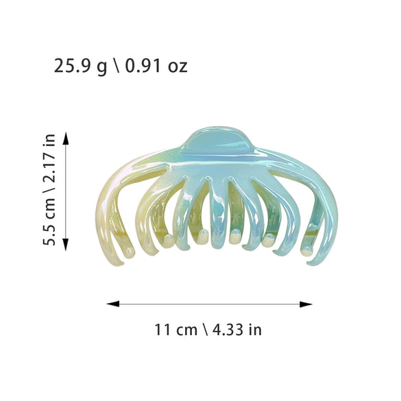 Hair Grip Plastic Resin Fashion Ol Geometric Electroplating Women's Accessories