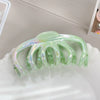 Hair Grip Plastic Resin Fashion Ol Geometric Electroplating Women's Accessories