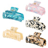 Hair Gripper Acetic Acid Material Rectangular Handmade Fashionable Versatile
