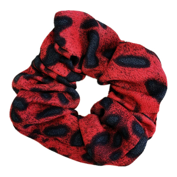 Hair Headwear Cloth Leopard Pattern Round Handmade