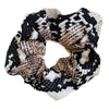 Hair Headwear Cloth Leopard Pattern Round Handmade