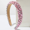 Hair Hoop Baroque Style Glass Glaze Diamond Women's Hair Accessories