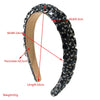 Hair Hoop Baroque Style Glass Glaze Diamond Women's Hair Accessories