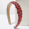 Hair Hoop Baroque Style Glass Glaze Diamond Women's Hair Accessories
