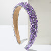 Hair Hoop Baroque Style Glass Glaze Diamond Women's Hair Accessories