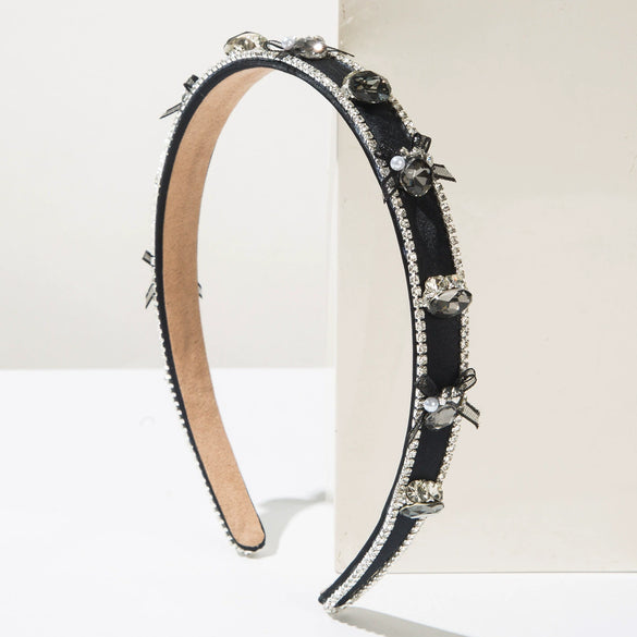 Hair Hoop Glass Drill Diamond Geometric Women's Hair Accessories