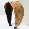 Hair Hoop Headband Cloth Inlay Star Rivet Female Allmatch Hair Accessories