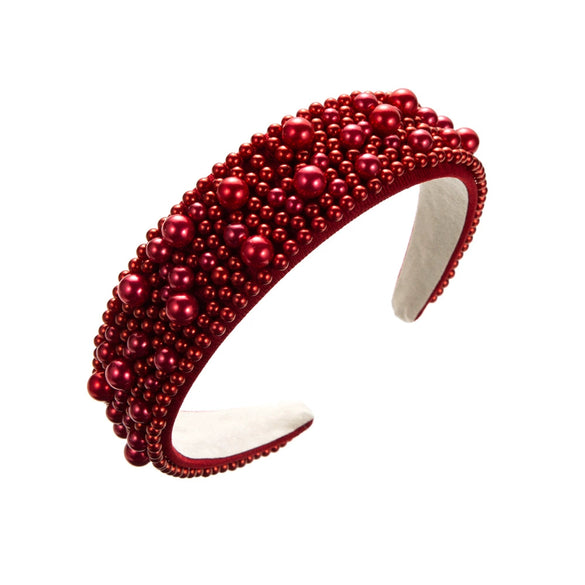 Hair Hoop Pearl Handmade Geometric Women's Hair Accessories