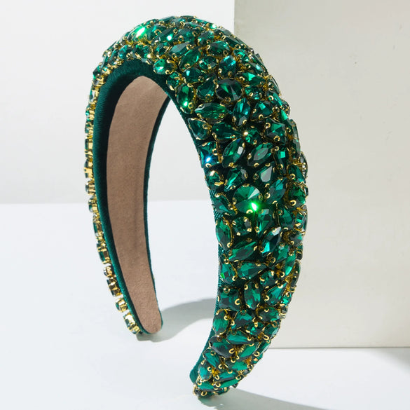Hair Hoop Rhinestone Baroque Diamond Shining Light Luxury Women's Hair Accessories