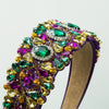 Hair Hoop Rhinestone Glass Drill Geometric Diamond Baroque Style Hair Accessories