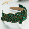 Hair Hoop Rhinestone Leaf Shape Baroque Retro Hair Accessories For Women