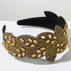Hair Hoop Rhinestone Leaf Shape Baroque Retro Hair Accessories For Women
