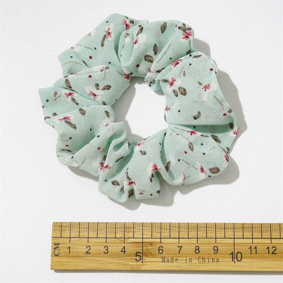 Hair Jewelry Chiffon Fabric Sweet Style Handmade Large Intestinal Ring Hair Rope