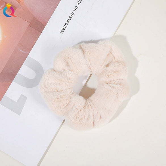 Hair Jewelry Plush Handmade Rabbit Shape Hair Ring