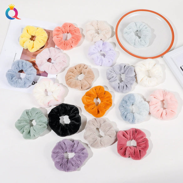 Hair Jewelry Plush Handmade Rabbit Shape Hair Ring