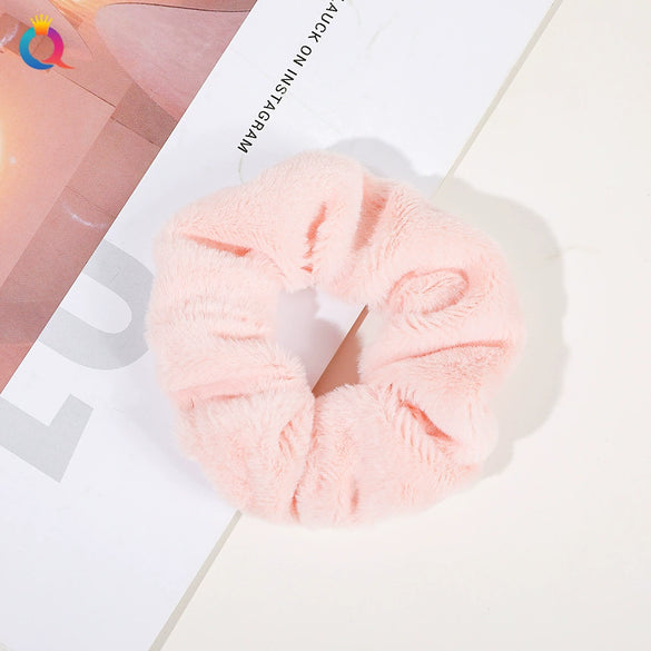 Hair Jewelry Plush Handmade Rabbit Shape Hair Ring