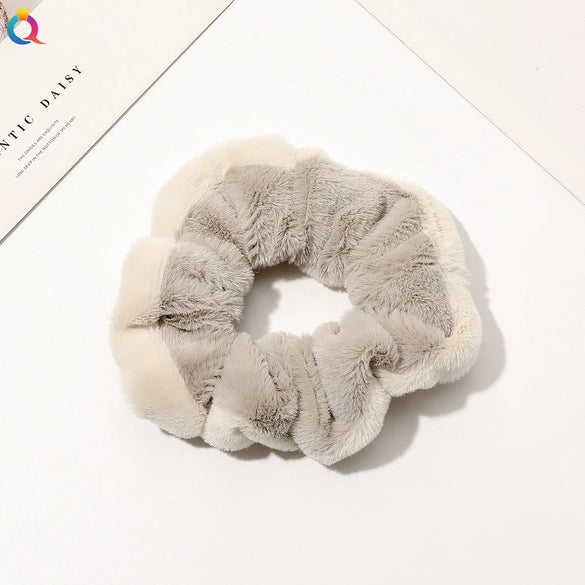 Hair Jewelry Plush Handmade Rabbit Shape Hair Ring