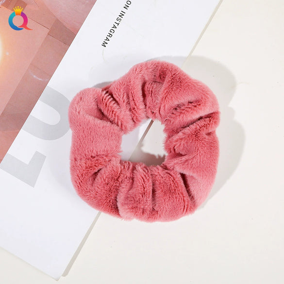 Hair Jewelry Plush Handmade Rabbit Shape Hair Ring