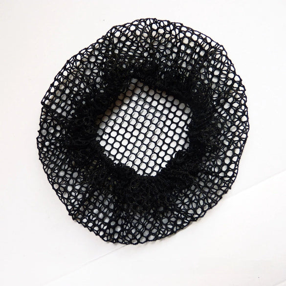 Hair Net Head Flower Hair Clip Net Pocket Elastic Fine Net Full Head Bag Thick And Thin Net Encryption Thick Net With Dancing Work Hair Accessories