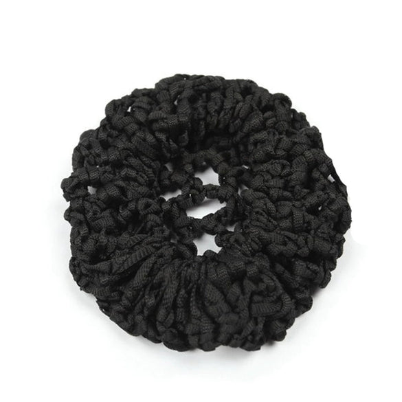 Hair Net Head Flower Hair Clip Net Pocket Elastic Fine Net Full Head Bag Thick And Thin Net Encryption Thick Net With Dancing Work Hair Accessories